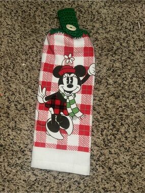 Minnie Mouse Christmas Kitchen Towel